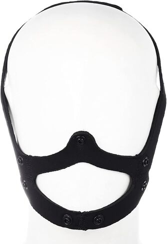 Neoprene Puppy Face Muzzle Dog Hood Mask Play Hoods Black in Saudi Arabia