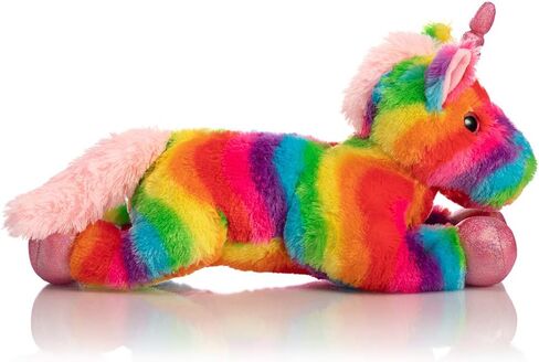 Hollyhome Plush Unicorn محشو الحيوانات قوس قزح لعبة عيد ميلاد هدية عيد ميلاد للفتيات 16 بوصة in Kuwait