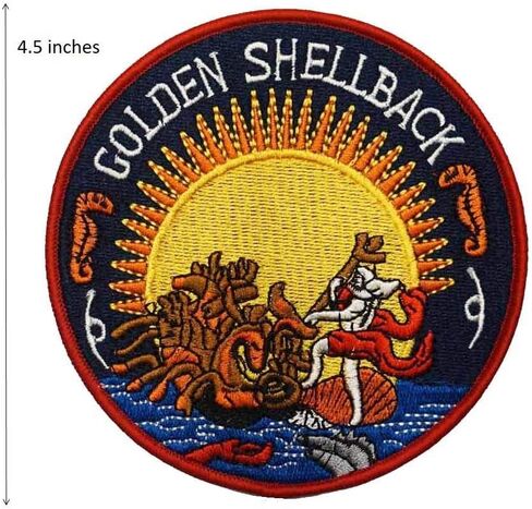 لطيف القشرة الذهبية القشرية الأمريكية الحديد المطرزة على Sew on patch ad in Saudi Arabia