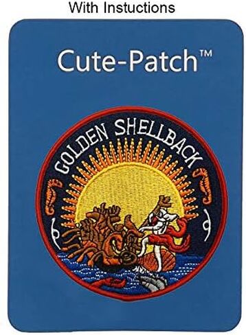 لطيف القشرة الذهبية القشرية الأمريكية الحديد المطرزة على Sew on patch ad in Saudi Arabia