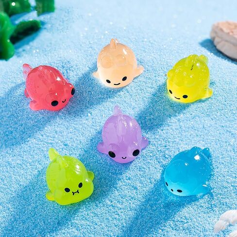 35pcs Mini Resin Ocean Landscape Decorative Ornament, Tiny Drift Bottle Coral Seashell Conch for DIY Aquarium Potted Micro Fairy Garden Dollhouse (Ocean Landscape, 35) in Saudi Arabia