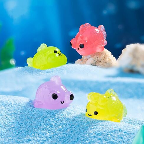 35pcs Mini Resin Ocean Landscape Decorative Ornament, Tiny Drift Bottle Coral Seashell Conch for DIY Aquarium Potted Micro Fairy Garden Dollhouse (Ocean Landscape, 35) in Saudi Arabia