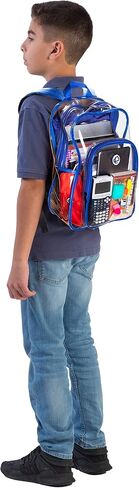 Case-It The Classic Laptop Backpack, Fits 13 Inch and Some 15 Inch Laptops, Blue (BKP-303-BLU) in Kuwait