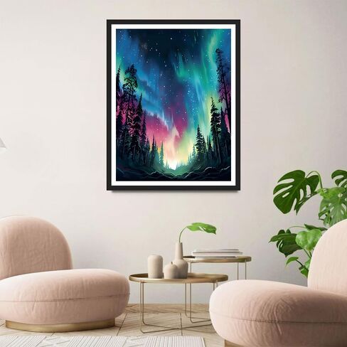 Qinrubb DIY Bright Moon Moon Painting kits ، Cloving Moonlight Moonlight Art Painting kits للبالغين المبتدئين ، DIY 5D paint in Kuwait