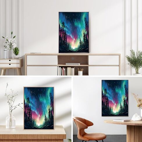 Qinrubb DIY Bright Moon Moon Painting kits ، Cloving Moonlight Moonlight Art Painting kits للبالغين المبتدئين ، DIY 5D paint in Kuwait