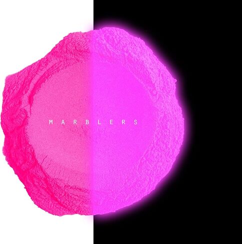MARBLERS Glow in The Dark Pigment Powder [Glow Pink] 3oz (85g) | UV Glow | Non-Toxic | Blacklight Luminous Dye for Nail Polish, Resin, Acrylic Paint, Epoxy, Soap, Candle, Slime | Cruelty-Free in Kuwait