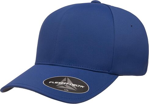 Flexfit Mens Delta Seamless Baseball Cap, Black, Small-Medium US in Saudi Arabia