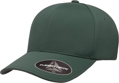 Flexfit Mens Delta Seamless Baseball Cap, Black, Small-Medium US in Saudi Arabia