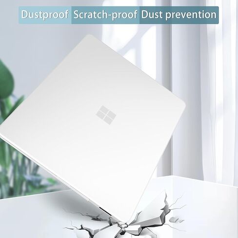 Tuiklol Slim Sparkly Case for Microsoft Surface Laptop 13.8 inch 2024 Release 7th Edition Model: 2036 with Plastic Hard Shell Case + Dust Plug + Screen Protector + Keyboard Cover,Sparkly Pink in Saudi Arabia