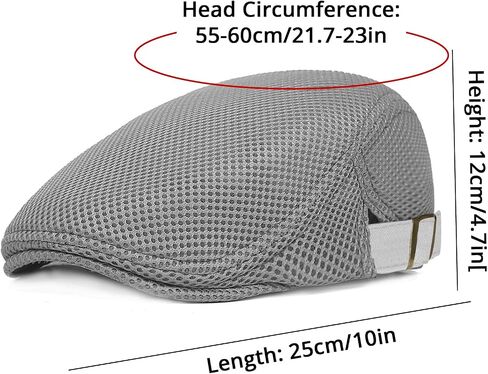 WETOO Men's Flat Cap Gatsby Newsboy Lvy Irish Hats Driving Cabbie Hunting Cap in Kuwait