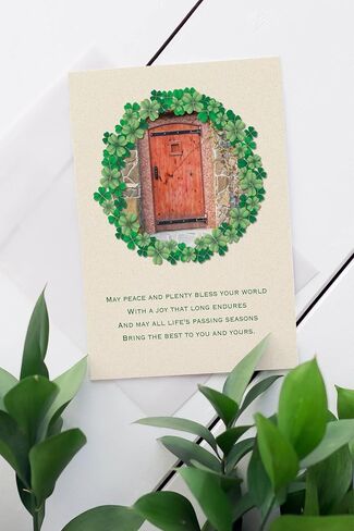 Stonehouse Collection | Assorted St. Patrick's Day Greeting Cards | A Variety of Irish Blessing Cards | Lucky Irish Cards | 12 Cards and 12 Envelopes (Assorted Variety) in Kuwait