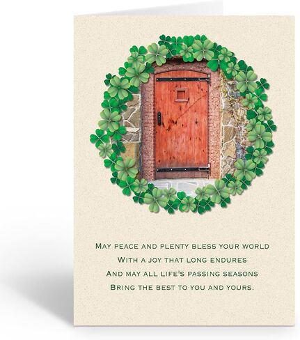 Stonehouse Collection | Assorted St. Patrick's Day Greeting Cards | A Variety of Irish Blessing Cards | Lucky Irish Cards | 12 Cards and 12 Envelopes (Assorted Variety) in Kuwait