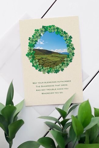 Stonehouse Collection | Assorted St. Patrick's Day Greeting Cards | A Variety of Irish Blessing Cards | Lucky Irish Cards | 12 Cards and 12 Envelopes (Assorted Variety) in Kuwait