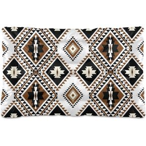 Aztec Navajo Pet Bed Mat for Dog Cat Crate Pad Non-Slip Bottom Design Washable Cushion Padding Pet Sleeping Bed, 36"x24"