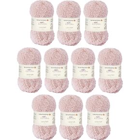 Schachenmayr Baby Smiles Lenja Soft Yarn, 3-DK Soft Fluffy Yarn, Hand Knitting Yarn, Baby Blanket Yarn, Amigurumi Toys Crochet Yarn (1011-Brown)