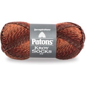 Patons Kroy FX Yarn, Copper Colors