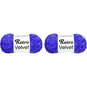 Premier Yarns Retro Velvet-Cobalt, 918 Foot (Pack of 1) in Kuwait