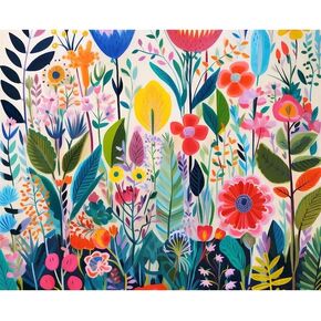 JFYHAB DIY 5D Flowers Diamond Painting Kits for Adults Diamond Art Wild Flowers Diamond Painting Full Drill Crystal Rhinestone Embroidery Craft Kits for Home Wall Decor Gifts, 12x16inch
