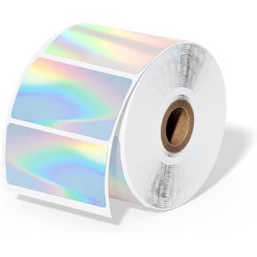 Phomemo 4"x3" Thermal Labels Roll for Small Business Supplies - Commercial Grade Logo Stickers for Business Customized - Waterproof Shipping Labels for Thermal Label Printer - 500 PCS Label Stickers