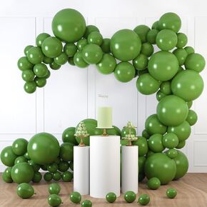 Lovestown 150pcs بالونات ذهبية معدنية ، أحجام مختلفة 18 12 10 5 5 بوصات بالونات اللاتكس مع الشريط لعطلة التخرج من حفلات الزفاف
