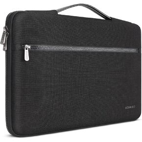 DOMISO 14 inch Laptop Sleeve Case with Handle Shockproof Waterproof Notebook Bag for HP, Dell, Asus Notebook,Grey