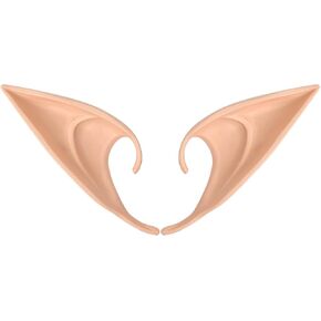 2 Pairs Elf Ears - Medium and Long Style Cosplay Fairy, Elf Ears Fairy Ears for Halloween Christmas Cosplay Horror Party Decoration (2 Pairs)