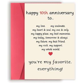Asmallgf Happy 1 Year Wedding Anniversary Card for Her Him, Funny Gifts for 1st Boyfriend Girlfriend Anniversary, Paper Anniversary for Husband Wife in Kuwait