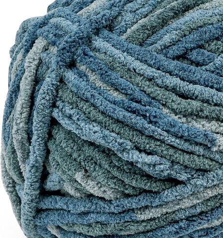 Crafted By Catherine Blanket Multi Yarn - 2 Pack (213 Yards Each Skein), Sea Multi, Gauge 6 Super Bulky in Saudi Arabia