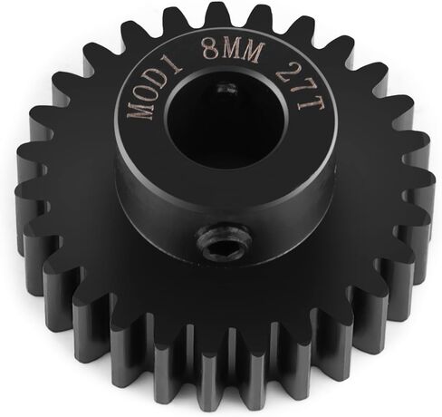 Steel Mod1 Motor Gears Pinion 8MM 16T 17T 18T 19T 21T 24T 26T 27T 29T for 1/5 X-MAXX RC Model Car Buggy Truck Upgrade Parts (27T) in Kuwait