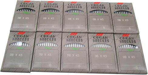 Organ Needle - 100 Organ DBXK5 Ball Point Needles Compatible with Tajima Barudan SWF Industrial Embroidery Machines (Size 75/11) in Saudi Arabia