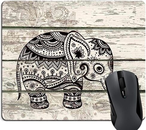 Inspirational Quote Rustic Black Wood Mouse Pad, See Your Goal Clear Your Mind of Self Doubt Embrace The Challenge Stay on Track Show The World You Can Do It Motivational Quotes Mouse Pads in Saudi Arabia