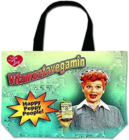 I Love Lucy Large Tote Bag - Chocolate Factory in Saudi Arabia