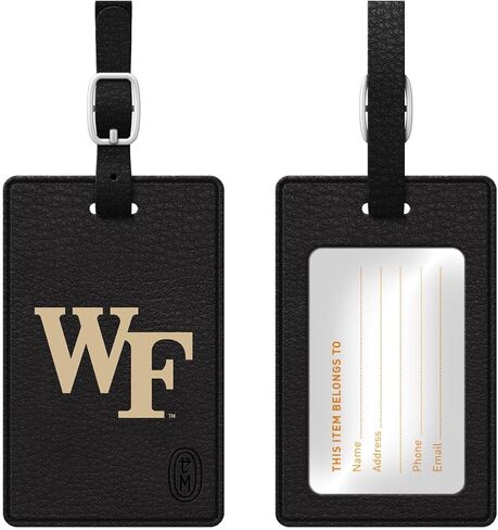 OTM Essentials San Diego State University Faux Leather Luggage Tag, Durable Travel Accessories with Adjustable Strap and ID Card, Classic in Saudi Arabia