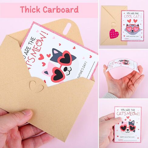 Valentines Cards for Kids Classroom - 48 Pack Soccer Valentines Day Class Exchange Greeting Cards with Envelopes & Heart Stickers, 4.3 * 4.3 inch in Saudi Arabia