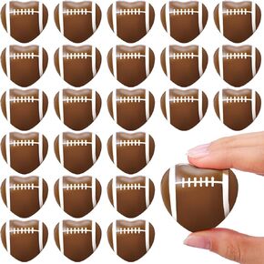 Kasyat 30 Pcs Heart Football Stress Relief Toy Mini Foam Sports Stress Balls Bulk for Carnival Reward, Football Party Favors(Red)
