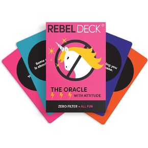 The Oracle with Attitude Unfiltered, Self Care Oracle, Funny Oracle Deck, 60 Cards