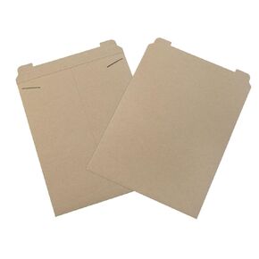 Aviditi 17" x 21" Stayflats Rigid Flat Mailers, Kraft, For Keeping Documents, Photos, and Artwork Protected During Shipping (50 Pack)