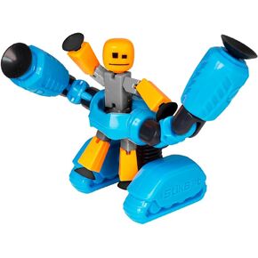 Zing Stikbot Megabots - Blue (Avalanche) Stikbot Poseable Collectible Stop Motion Action Figures and Mega Vehicles