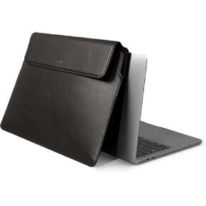 Alto Laptop Sleeve Case for MacBook Air and Pro Retina, Protective Italian Leather Case Designed for MacBook Air and Pro Retina 13inch 13.3 inch 14 inch (Raven Black)