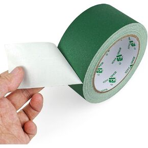 BOMI PACK TAPE Dark Green Gaffer ، غير عاكسة غير غير متيح ، 1 بوصة × 20 عامًا لا يوجد شريط لاصفي للدموع للدموع لعلم العلامات ، والكابل ، والمرحلة ، واستوديو الصور ، والرسامين ، وإصلاح القناة ، 1 حزمة in Kuwait