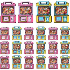Lati Cute Goodie Kids Gift Bags - 20PCS Large Plastic Reusable Prefilled Goodie Bulk Party Favors Bags with Handles for Return Gift Kids Birthday,Snack,Candy,Party and Classroom Favorand Bags