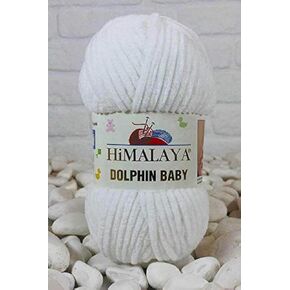 4 Skeins Himalaya Dolphin Baby Yarn 395 Yards 4 x 100 Gram Super Bulky Baby (80301)