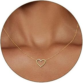 Necklaces for Women,Gold Plated/Silver Plated/Herringbone Diamond/Emerald Layering Necklace for Women Christmas Gifts