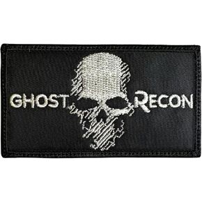 Ghost Recon Wildlands Skull Patch - Funny Tactical Military Morale Embroidered Patch Hook Fastener Backing