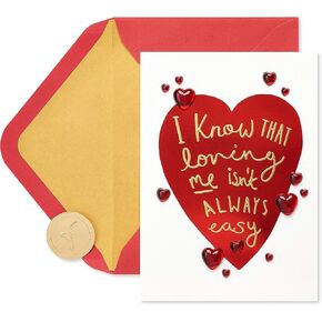 Papyrus Romantic Valentines Day Card (With All My Heart)