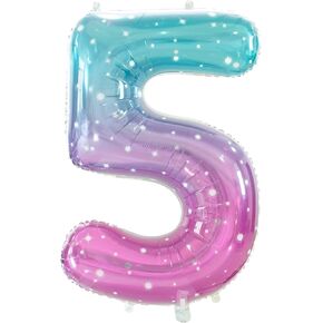 Number 5 Balloon, Large number balloons 40 inch, 5th Birthday Party Decorations Supplies 5 Year Old Birthday Sign Decor
