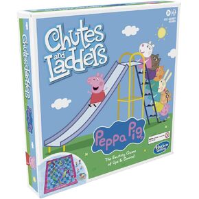 Hasbro Gaming Chutes and Ladders Peppa Pig Edition Board Game | Preschool Games for Boys & Girls | 2-4 Players | Easter Gifts for Kids | Ages 3+