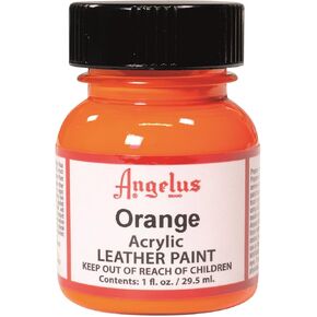 Angelus Acrylic Leather Paint Orange 1oz