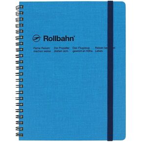 Delfonics Rollbahn Cap-Martin Textured Cover Notebooks: 6-1/2 in. x 8-1/2 in. (Blue) / A5 Notebook