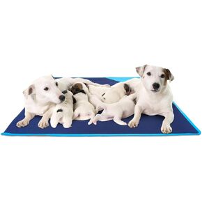 Sparklypets - حصيرة الكلب للصناديق - وسادة الكلب المريحة المقاومة للماء لمنزل الكلب ، القفص ، اللعب ، أرضية مربع - لوحة جرو قابلة للغسل ، غسل الآلة متوافق - 30x30
